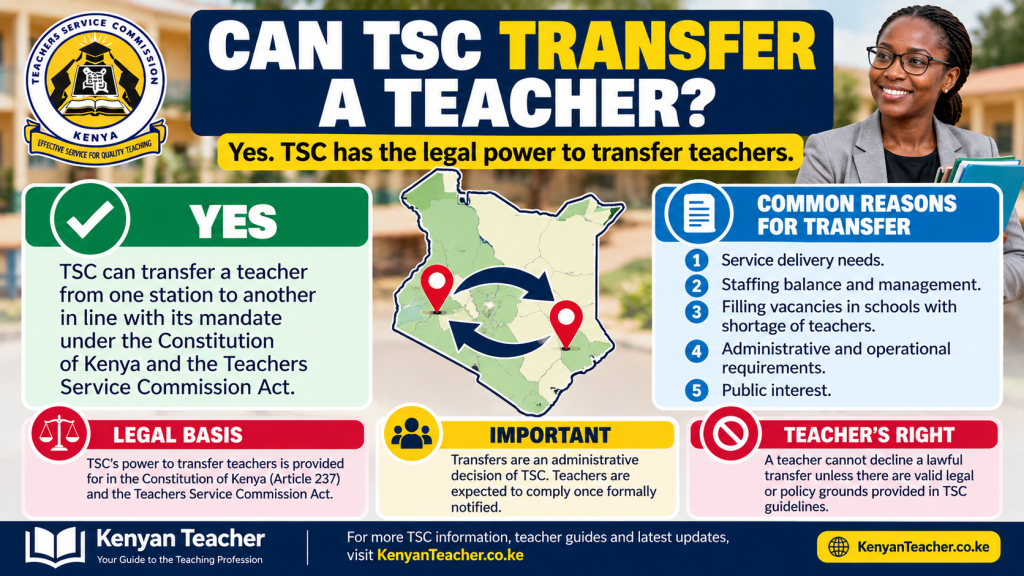 TSC teacher transfer