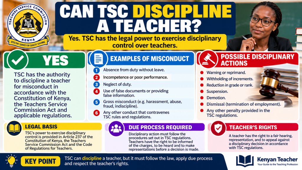 TSC Teacher Discipline